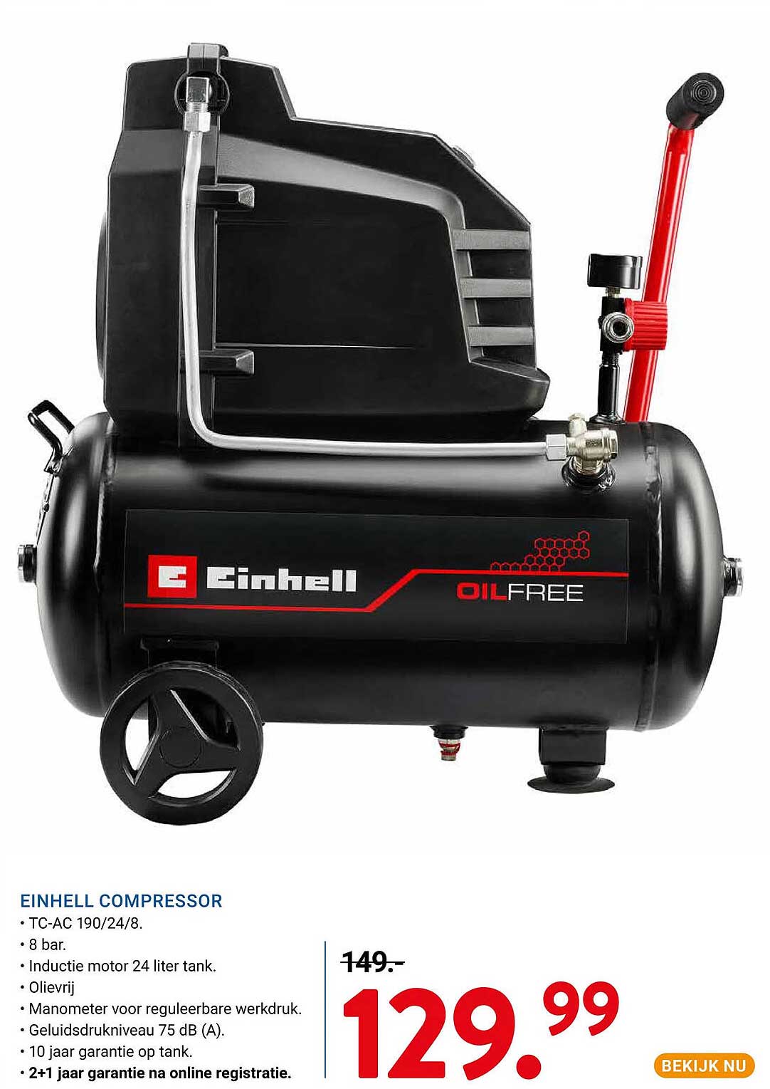 EINHELL COMPRESSOR TC-AC 190/24/8.
