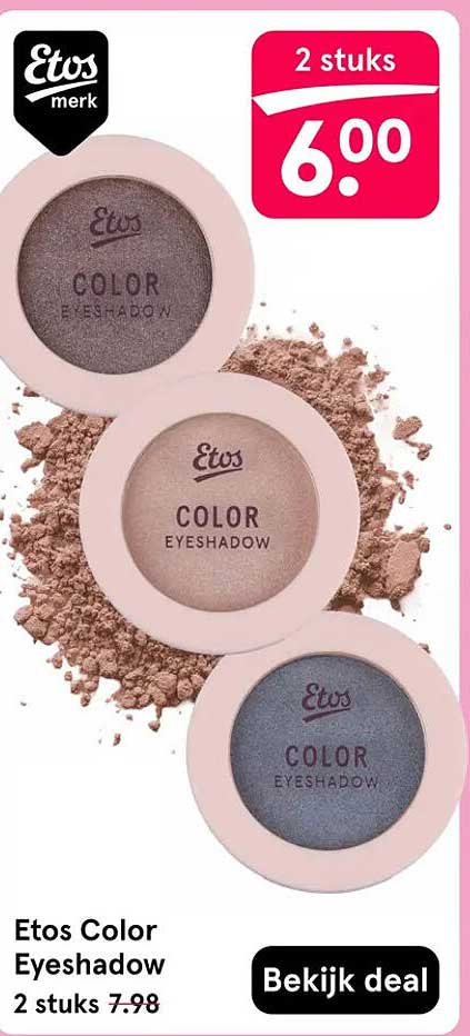 Etos Color Eyeshadow 2 stuks