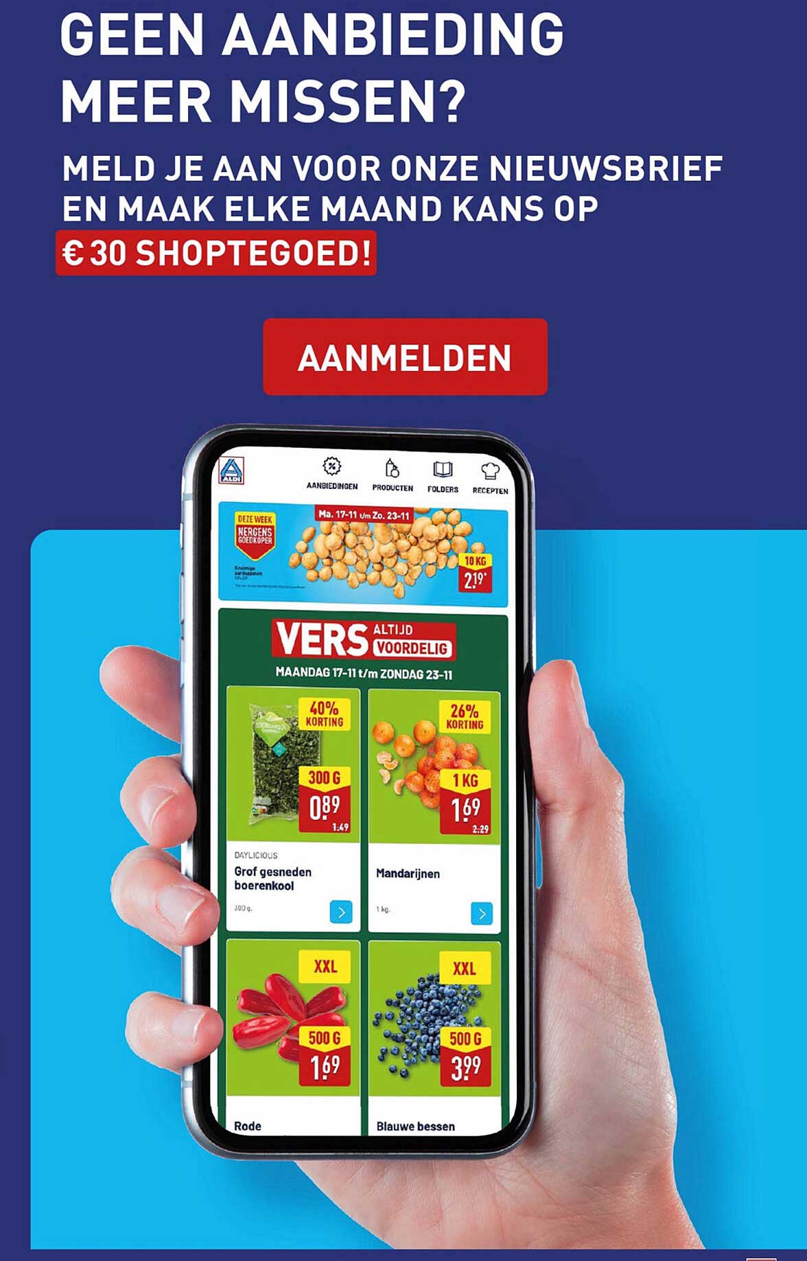 € 30 shoptegoed!