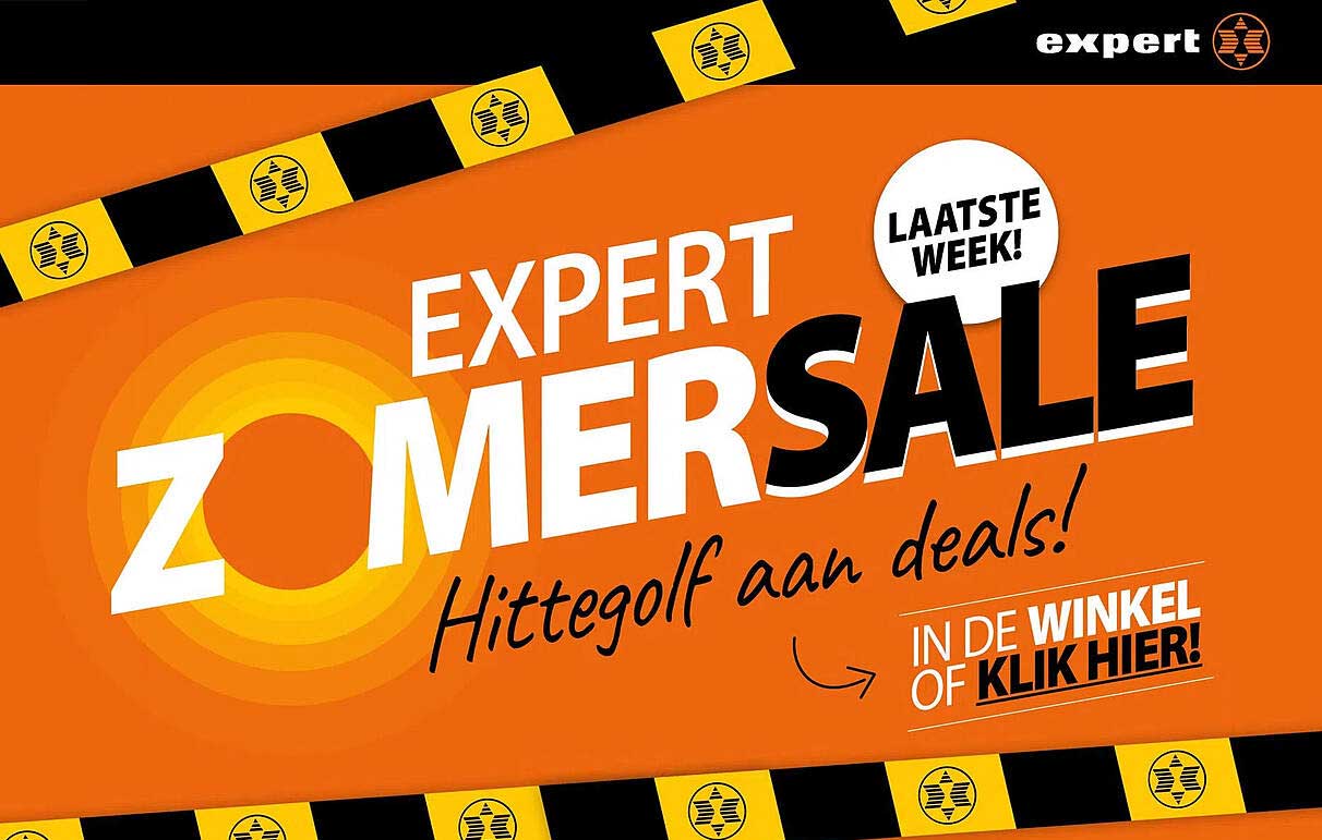 EXPERT ZOMERSALE Hittegolf aan deals! IN DE WINKEL OF KLIK HIER!