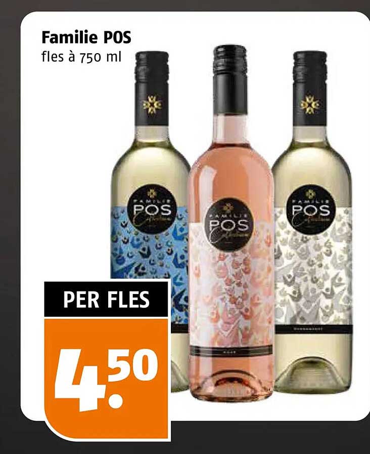 Familie POS fles à 750 ml PER FLES