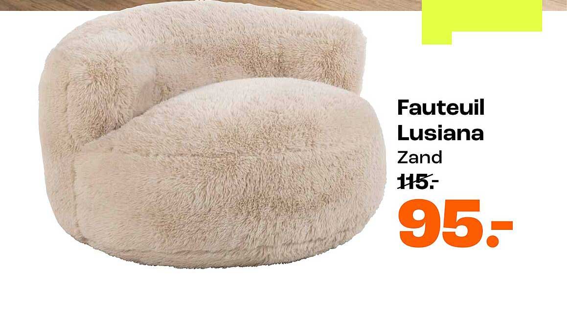 Fauteuil Lusiana Zand