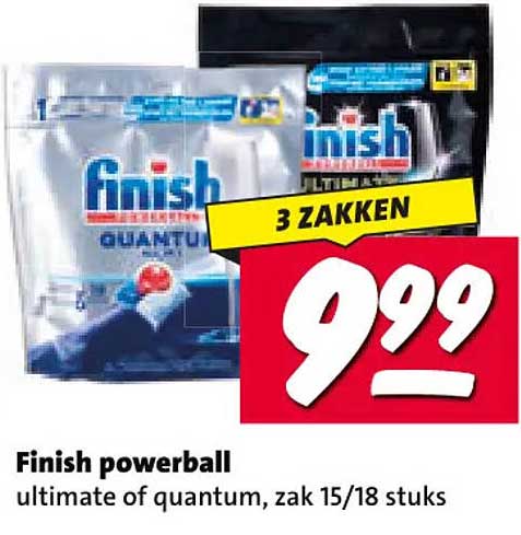 Finish powerball ultimate of quantum, zak 15/18 stuks 3 ZAKKEN