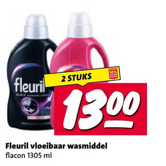 Fleuril vloeibaar wasmiddel 2 STUKS