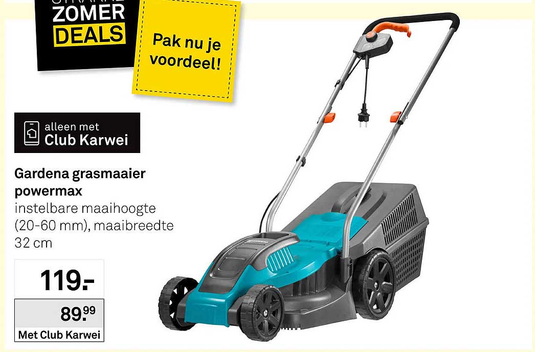 Gardena grasmaaier powermax