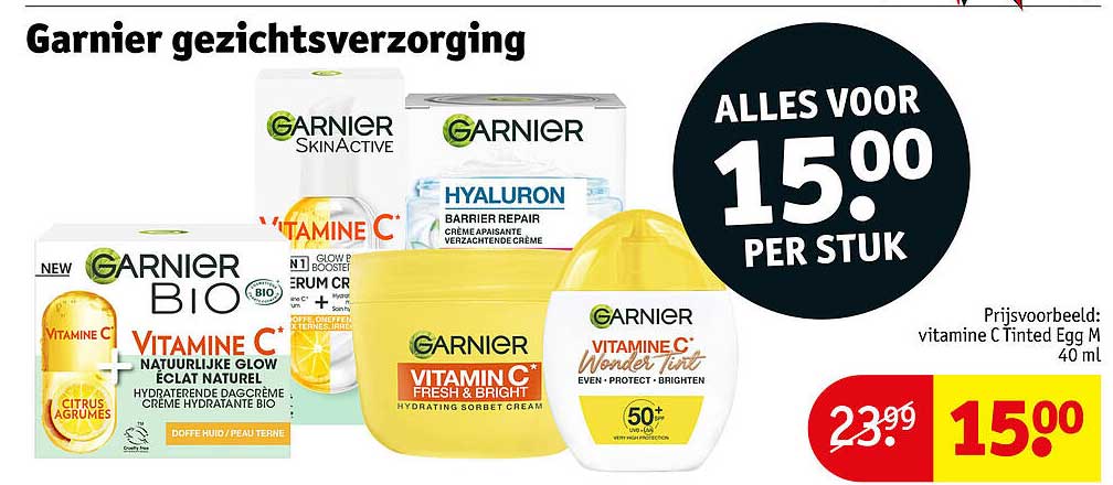 Garnier gezichtsverzorging