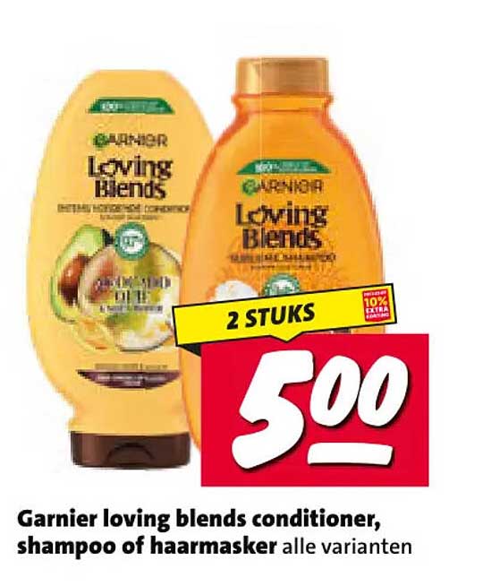 Garnier loving blends conditioner, shampoo of haarmasker alle varianten 2 STUKS