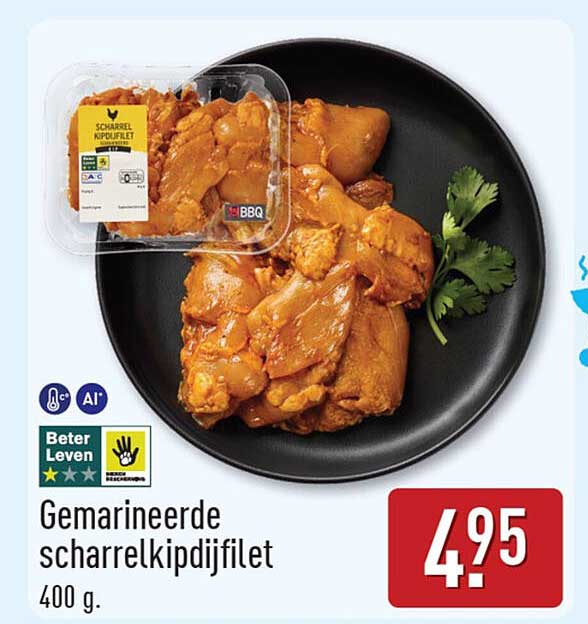 Gemarineerde scharrelkipdijfilet
