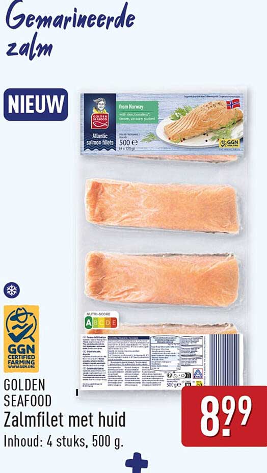 Gemarineerde zalm - Zalmfilet met huid