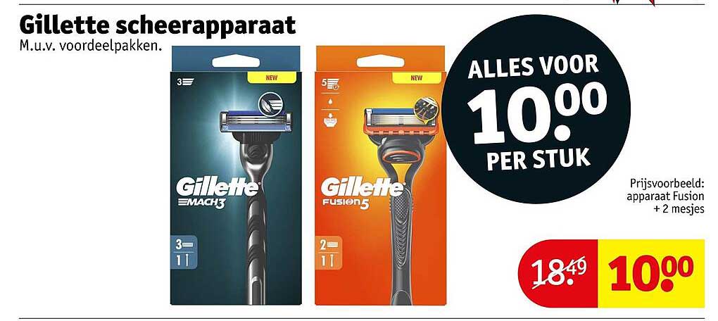 Gillette scheerapparaat