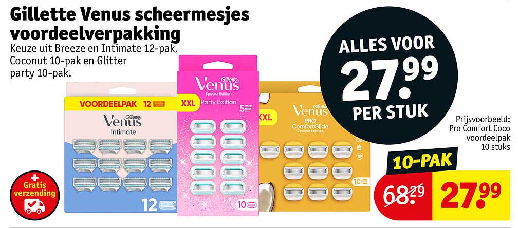 Gillette Venus scheermesjes voordeelverpakking