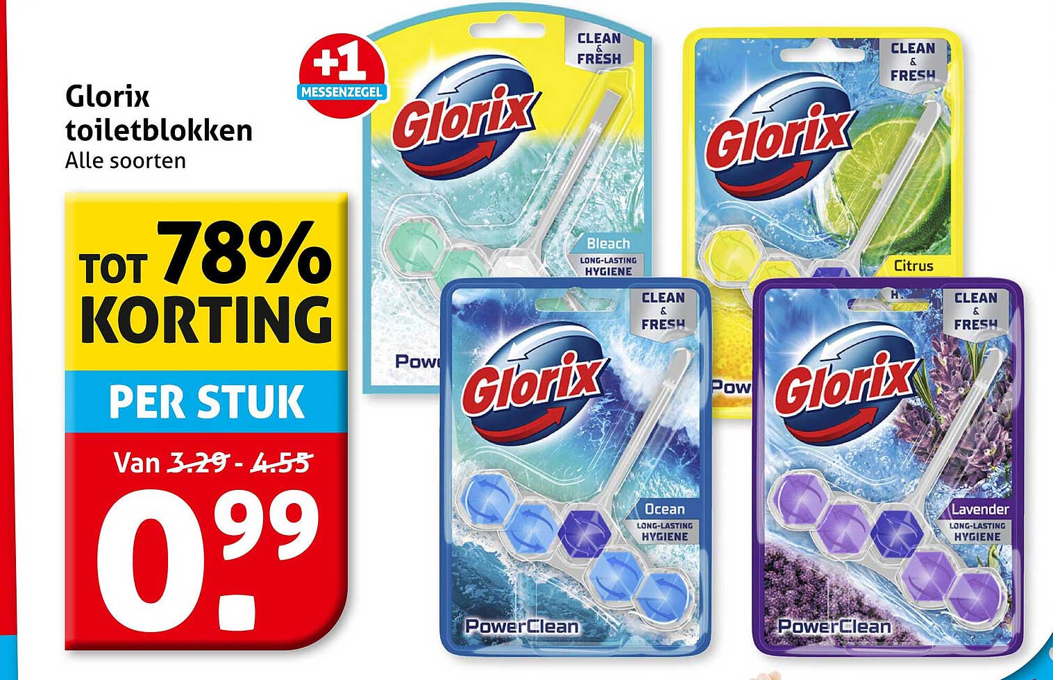 Glorix toiletblokken Alle soorten