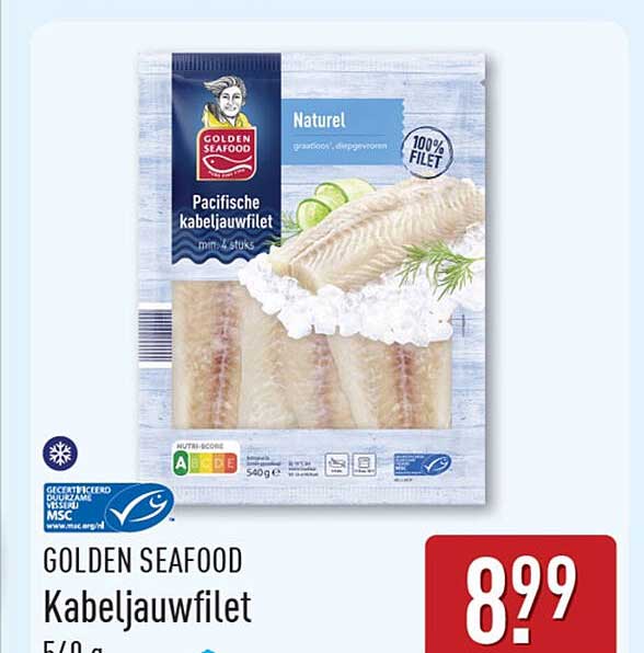GOLDEN SEAFOOD Kabeljauwfilet 540 g
