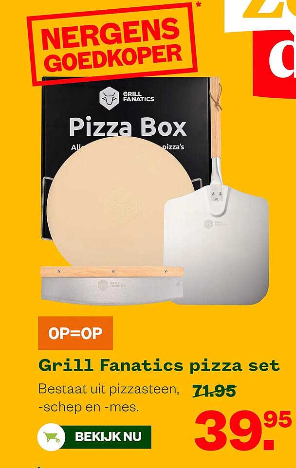 Grill Fanatics pizza set