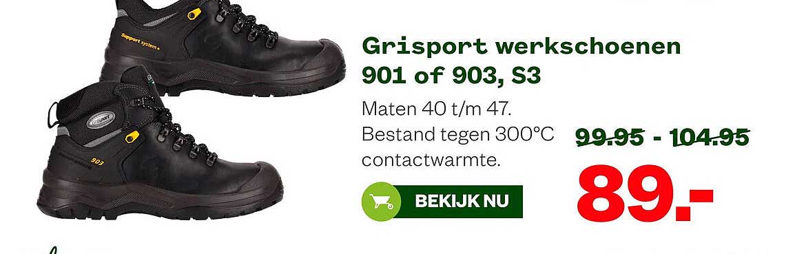 Grisport werkschoenen 901 of 903, S3