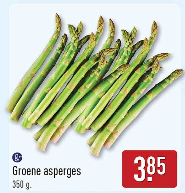 Groene asperges 350 g.