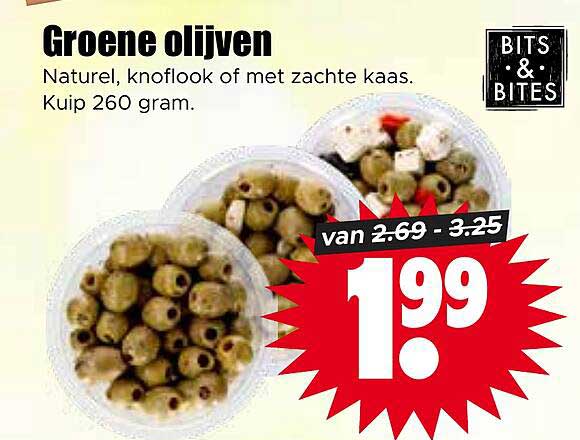 Groene olijven