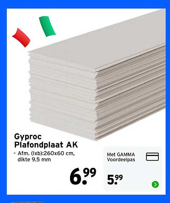 Gyproc Plafondplaat AK