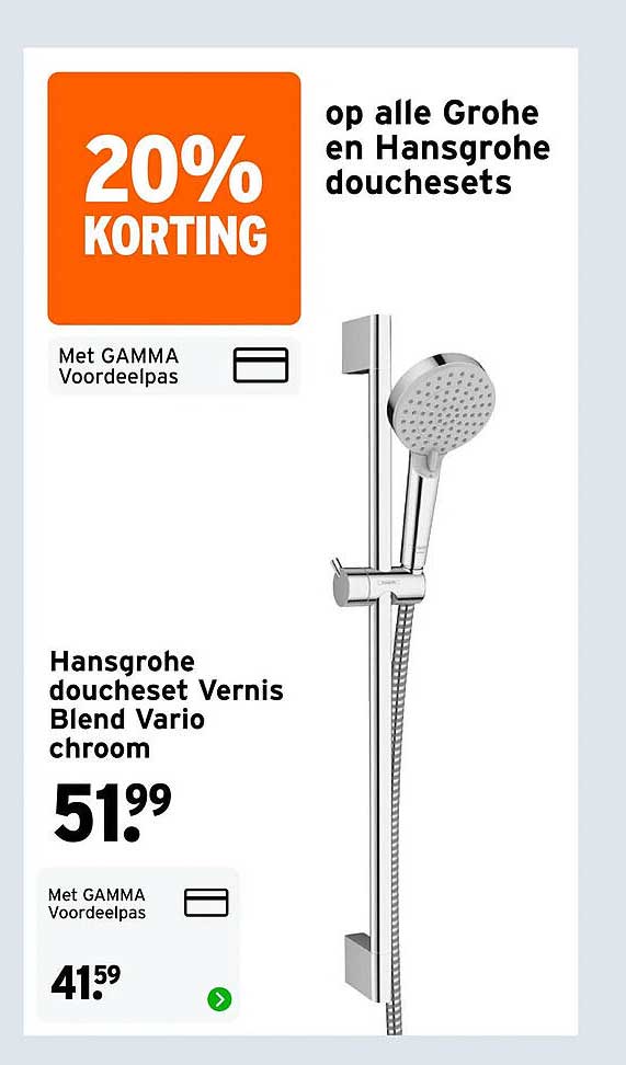 Hansgrohe doucheset Vernis Blend Vario chroom