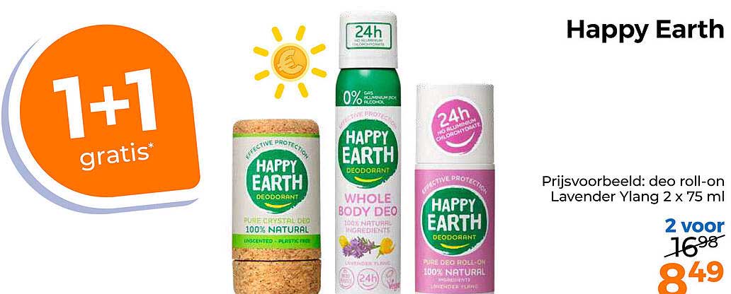 Happy Earth 1+1 gratis