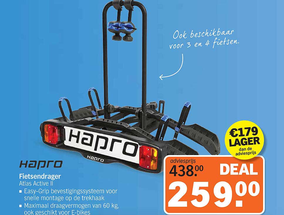 Hapro Fietsendrager Atlas Active II