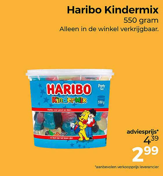 Haribo Kindermix 550 gram