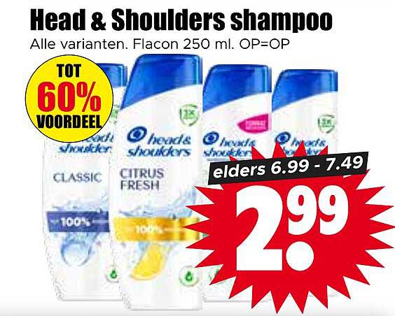 Head & Shoulders shampoo