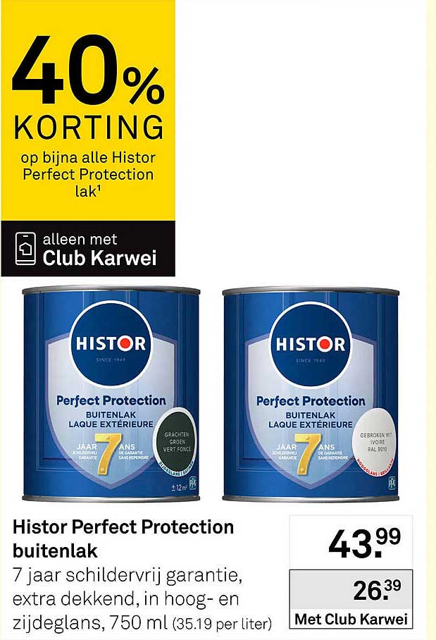 Histor Perfect Protection buitenlak