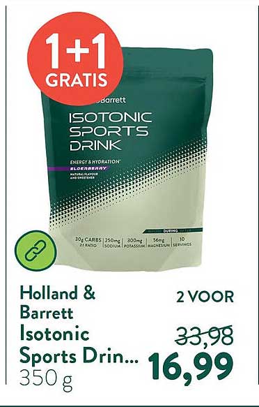Holland & Barrett Isotonic Sports Drin... 350 g 1+1 GRATIS