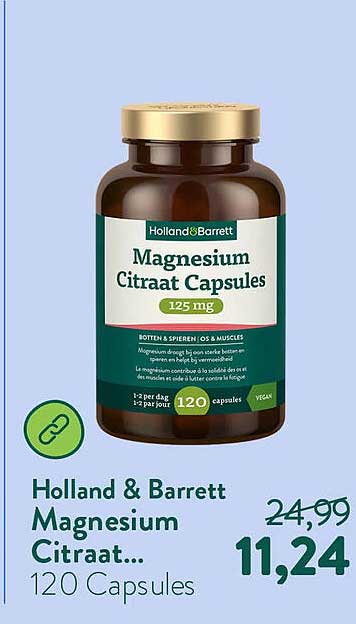 Holland & Barrett Magnesium Citraat... 120 Capsules