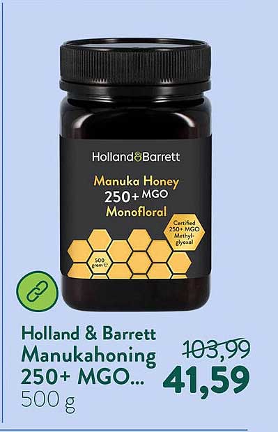 Holland & Barrett Manukahoning 250+ MGO... 500 g