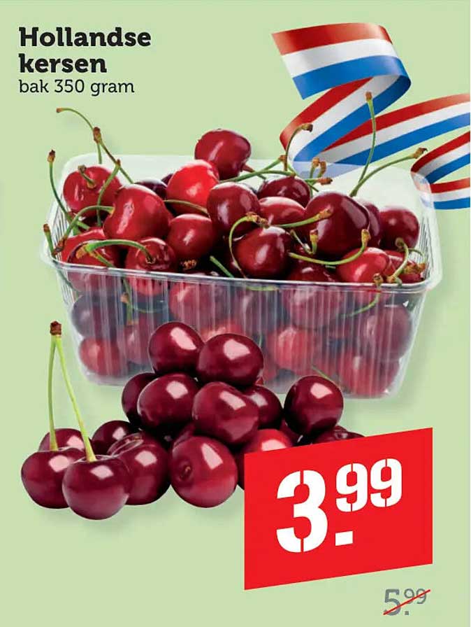 Hollandse kersen bak 350 gram