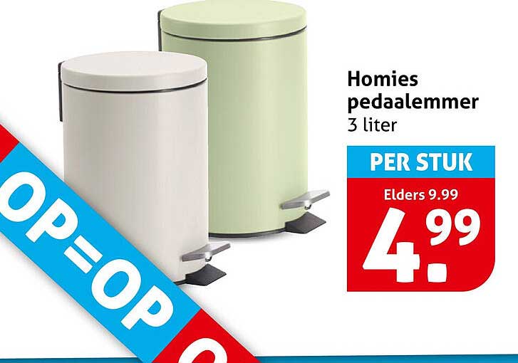 Homies pedaalemmer 3 liter