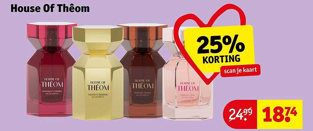 House Of Thèom 25% korting scan je kaart