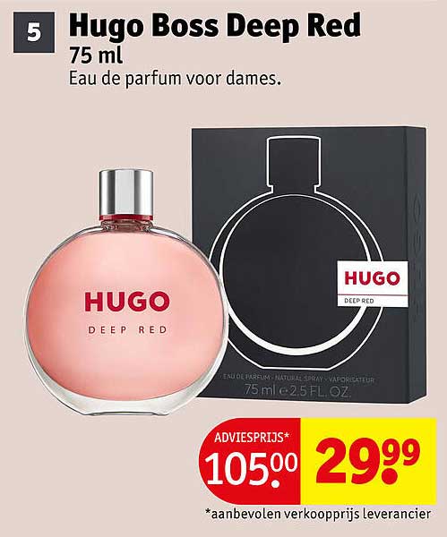 Hugo Boss Deep Red 75 ml Eau de parfum voor dames