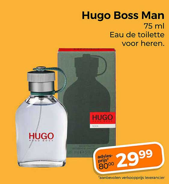 Hugo Boss Man 75 ml Eau de toilette voor heren.