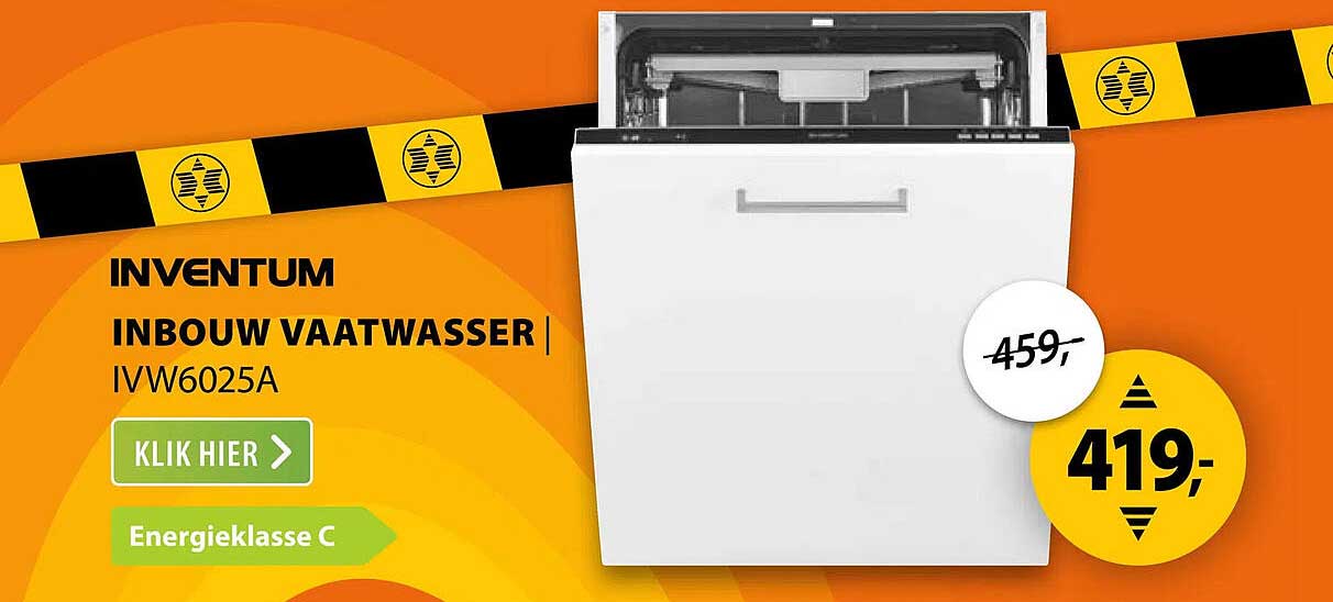 INVENTUM INBOUW VAATWASSER IVW6025A