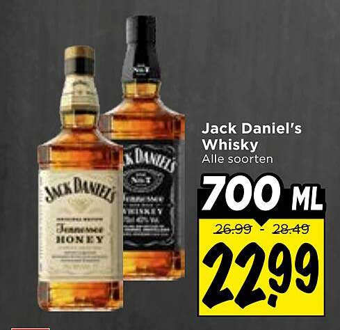 Jack Daniel’s Whisky Alle soorten 700 ml