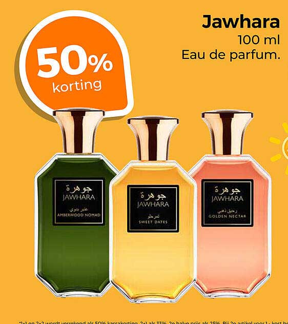 Jawhara 100 ml Eau de parfum 50% korting