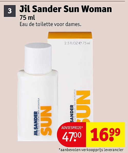 Jil Sander Sun Woman 75 ml