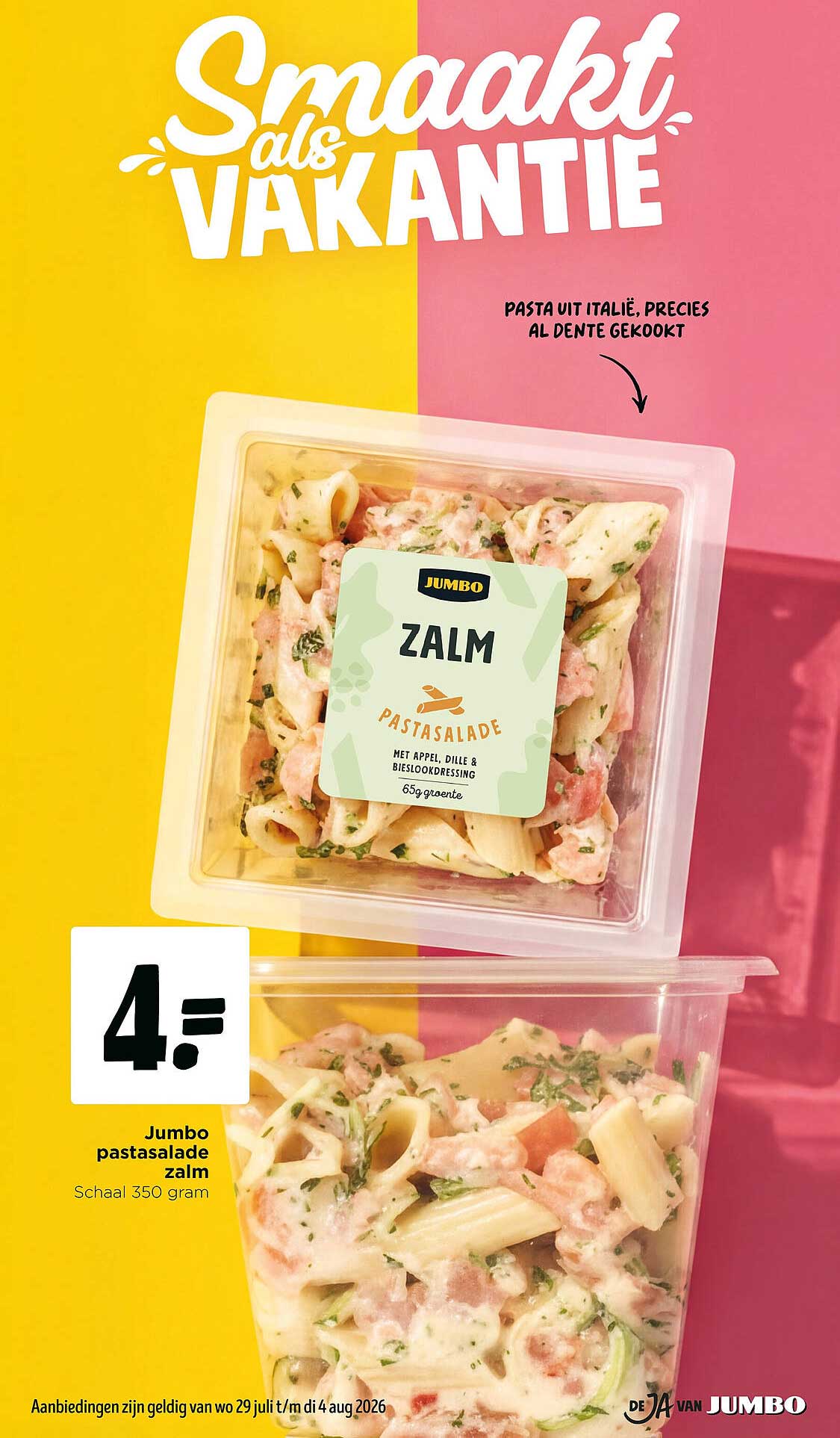 Jumbo pastasalade zalm