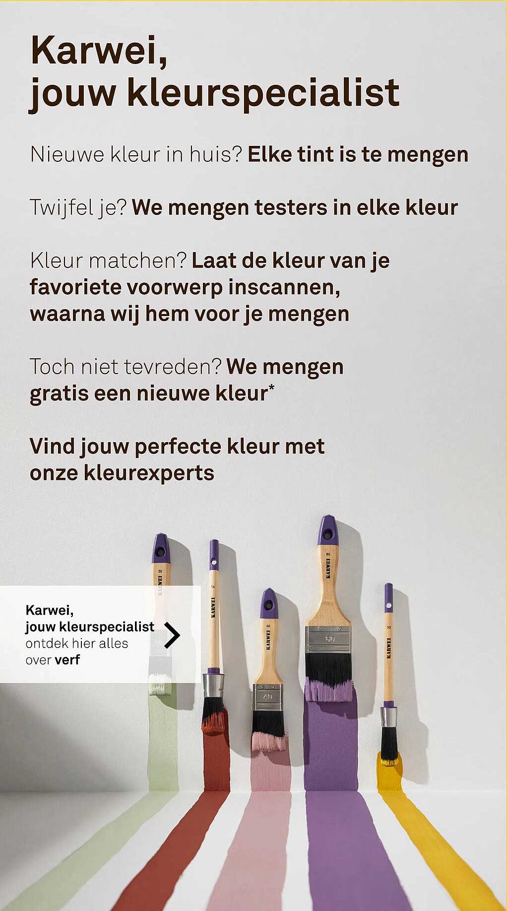 Karwei, jouw kleurspecialist