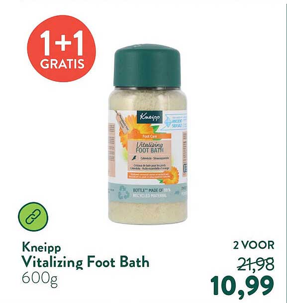 Kneipp Vitalizing Foot Bath 600g 1+1 gratis