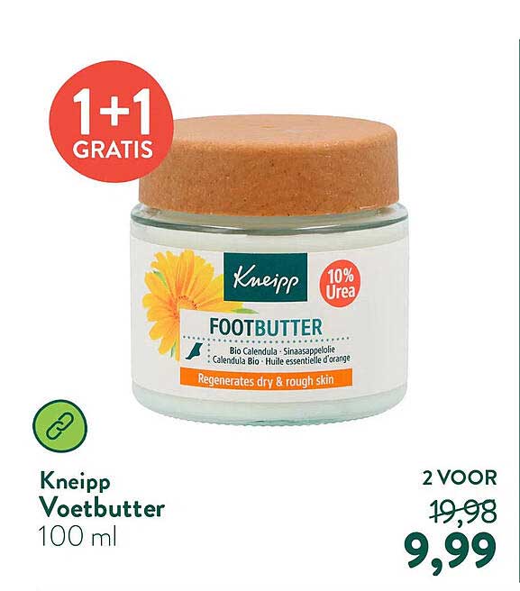 Kneipp Voetbutter 100 ml 1+1 gratis