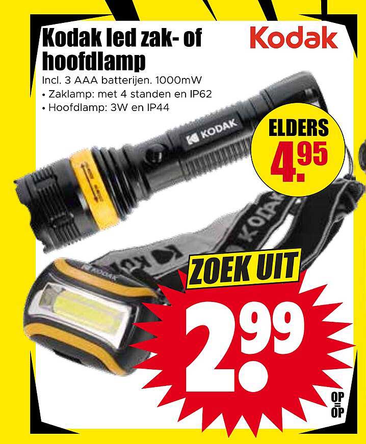Kodak led zak- of hoofdlamp
