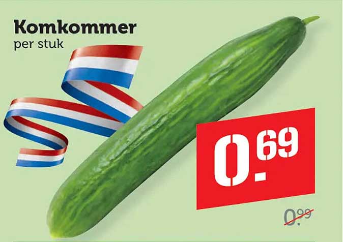 Komkommer per stuk