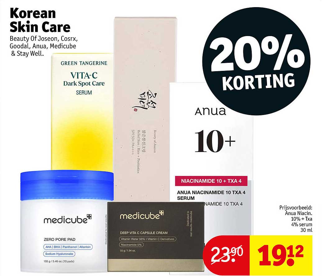Korean Skin Care 20% KORTING