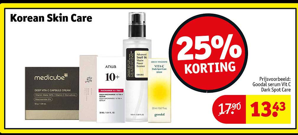 Korean Skin Care 25% KORTING