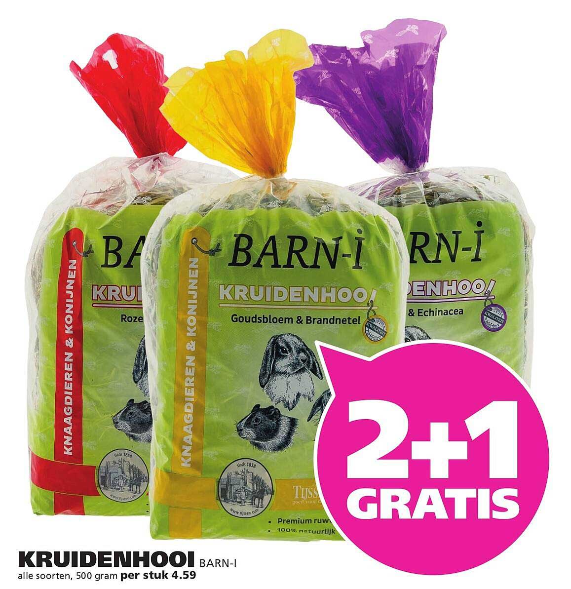 Kruidenhooi BARN-I alle soorten 500 gram per stuk 2+1 GRATIS