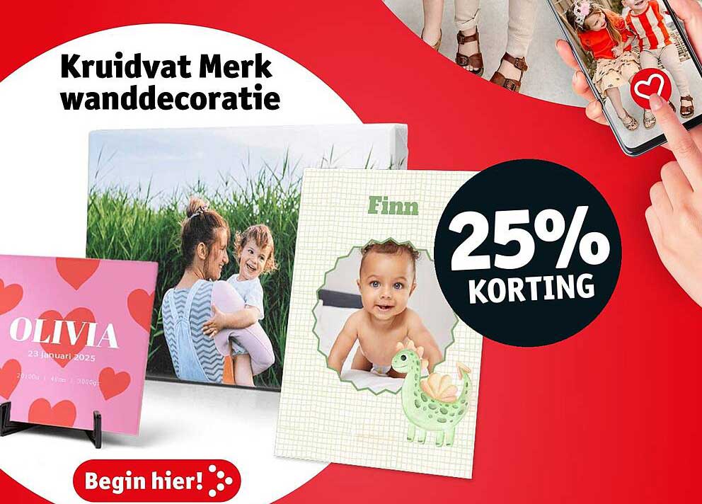Kruidvat Merk wanddecoratie 25% KORTING